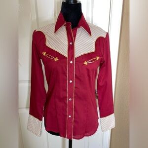 Vintage Avante West Shirt 9/10 See Measurements​​​​​​​​